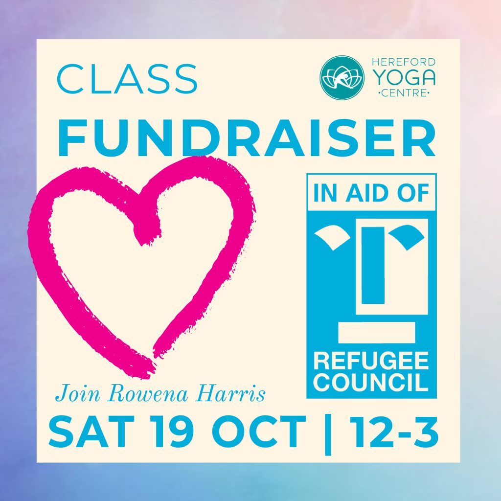 Promo graphic for Class Fundraiser (Refugee Council). 